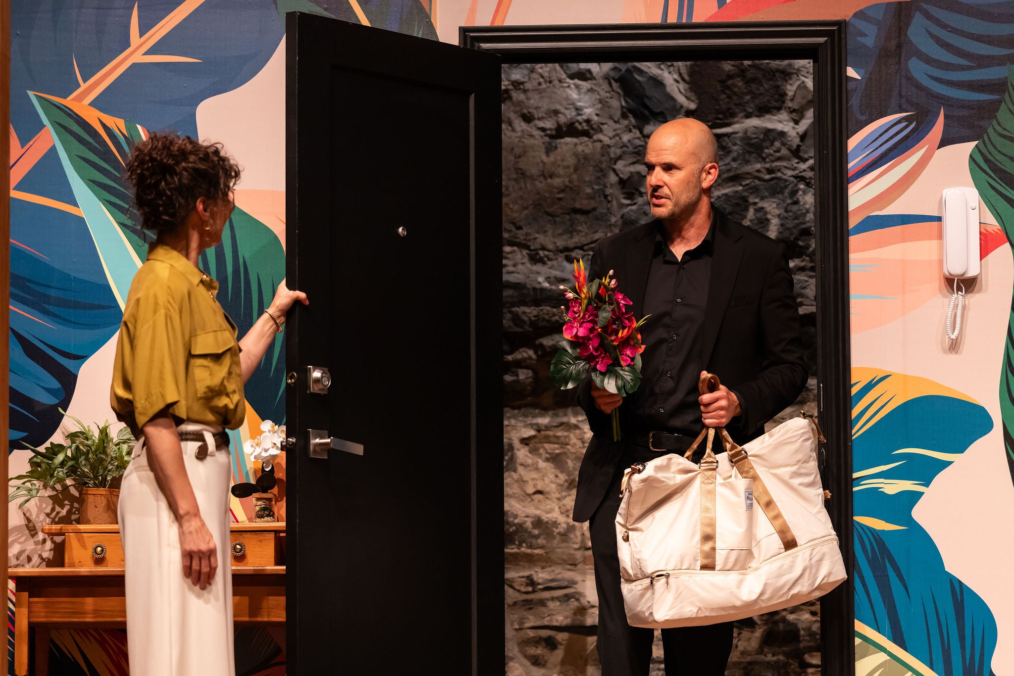 Rupture à domicile en spectacle au Théâtre Petit Champlain.