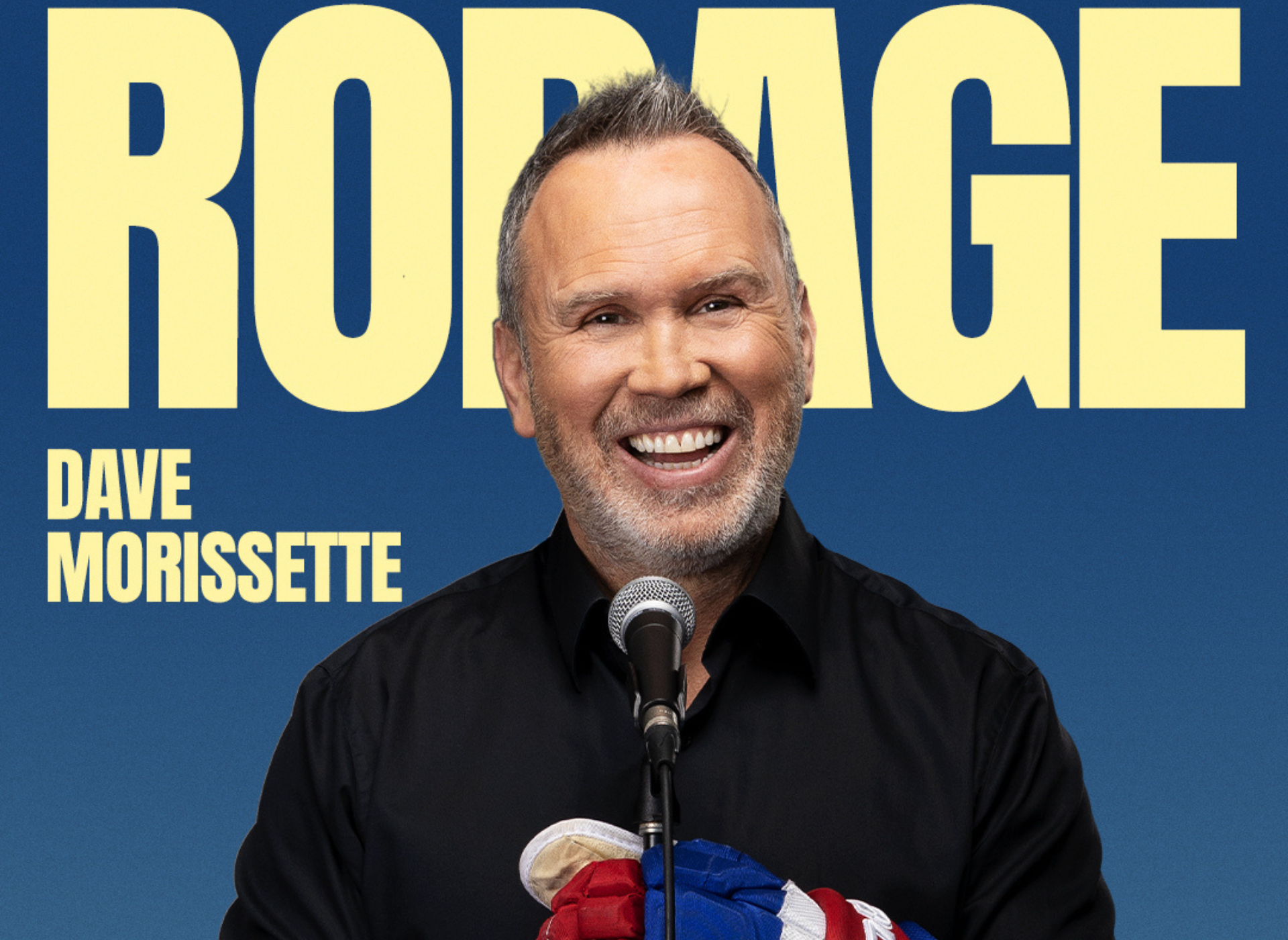 Dave Morissette en spectacle au Théâtre Petit Champlain.
