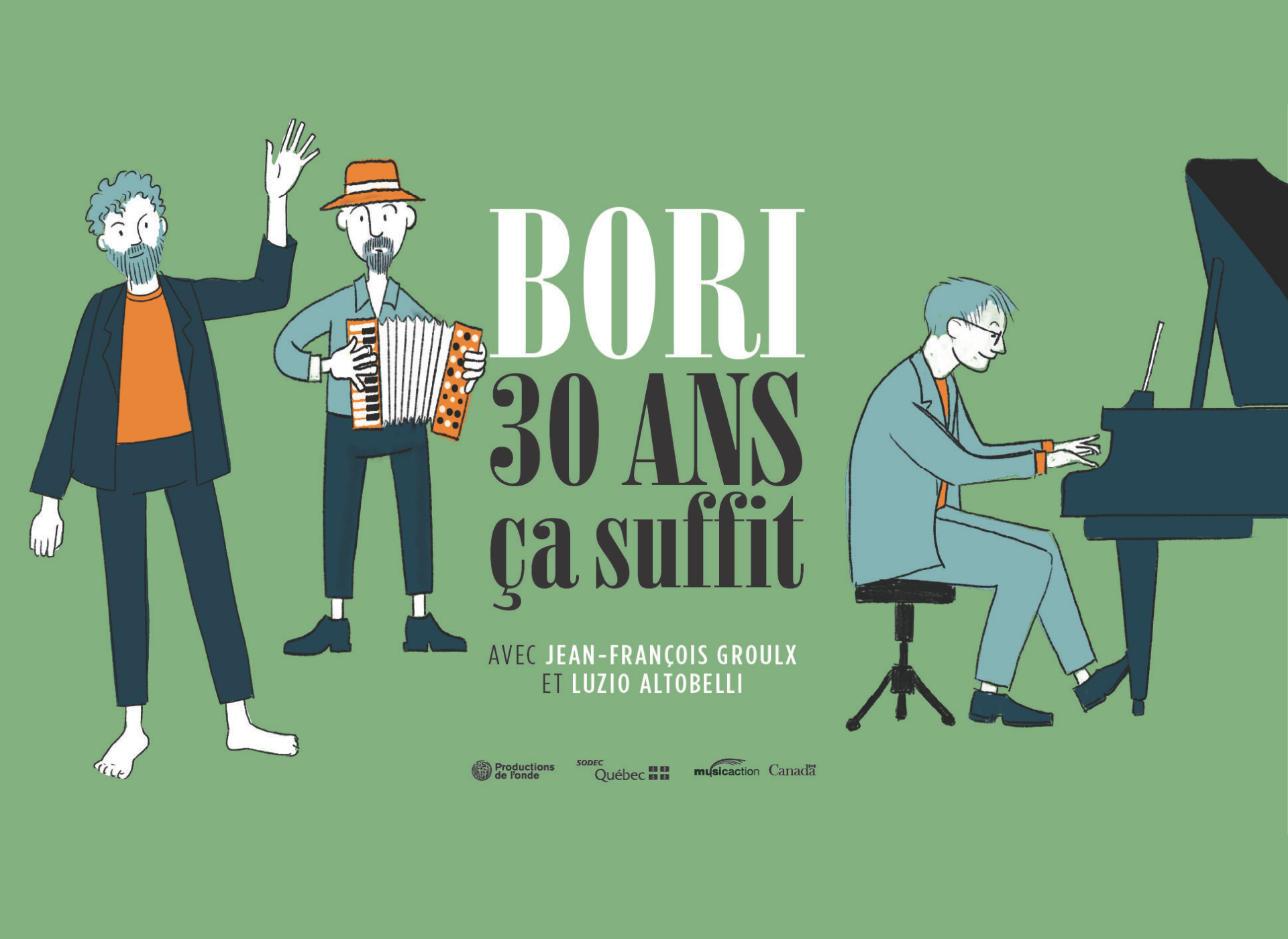 Edgar Bori en spectacle au Théâtre Petit Champlain.