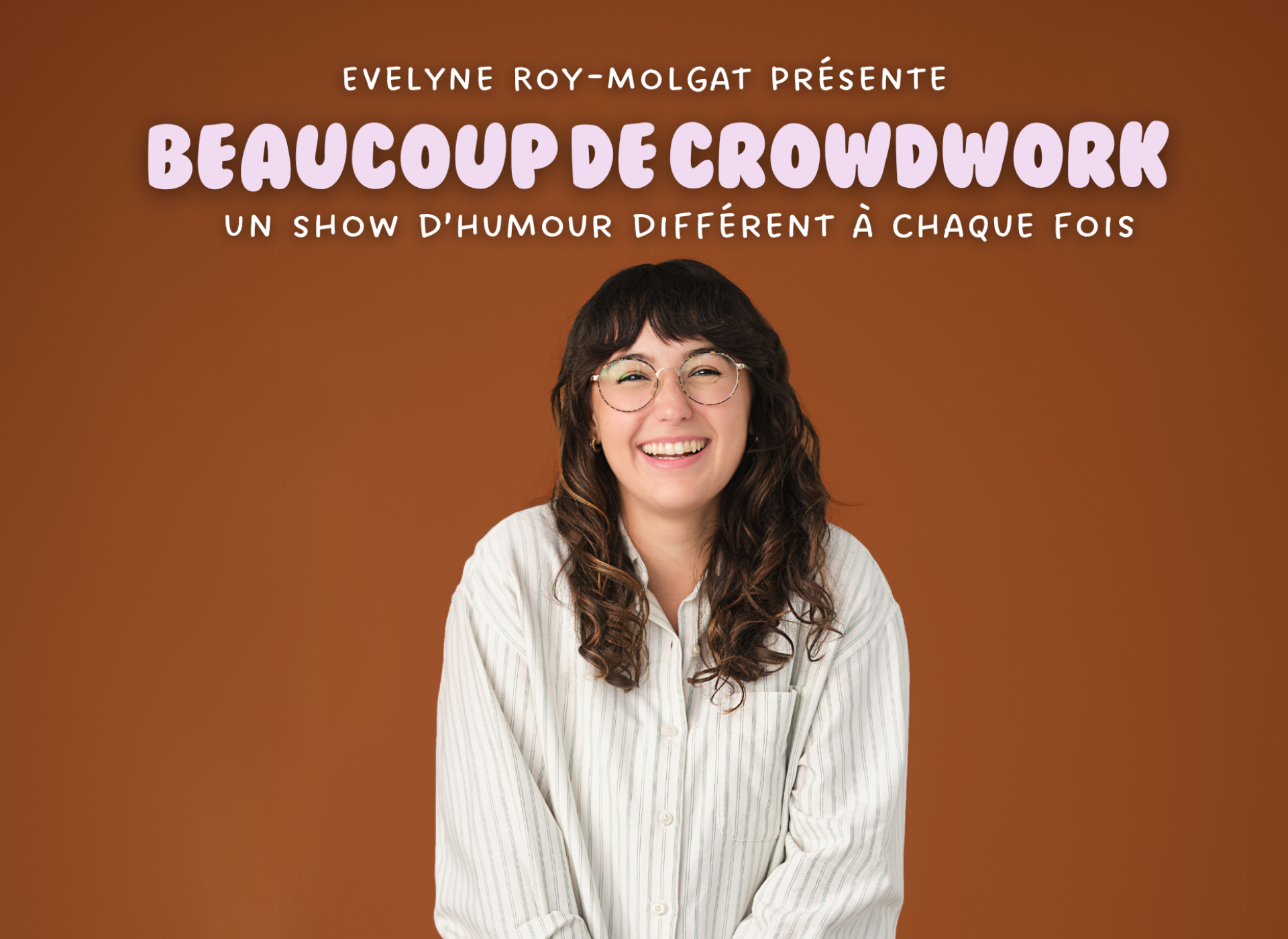 Evelyne Roy-Molgat en spectacle au Théâtre Petit Champlain.