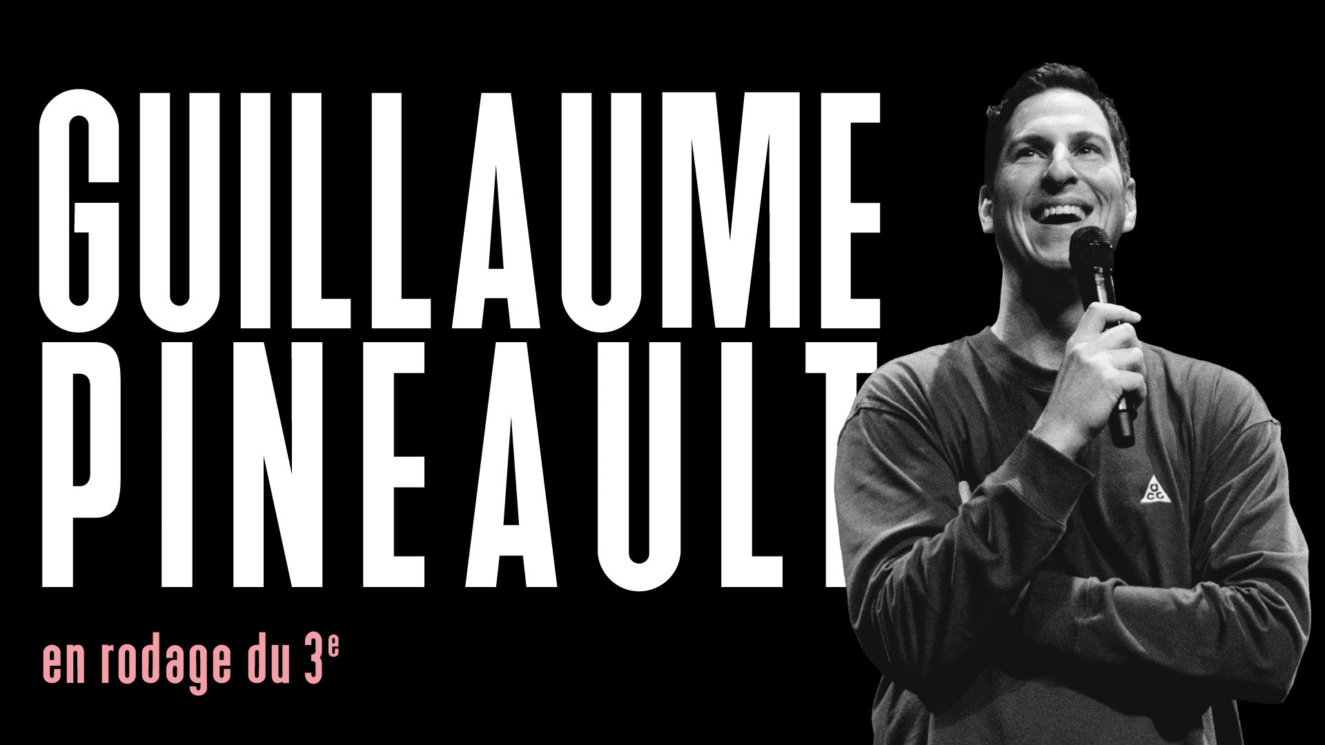 Guillaume Pineault en spectacle au Théâtre Petit Champlain.
