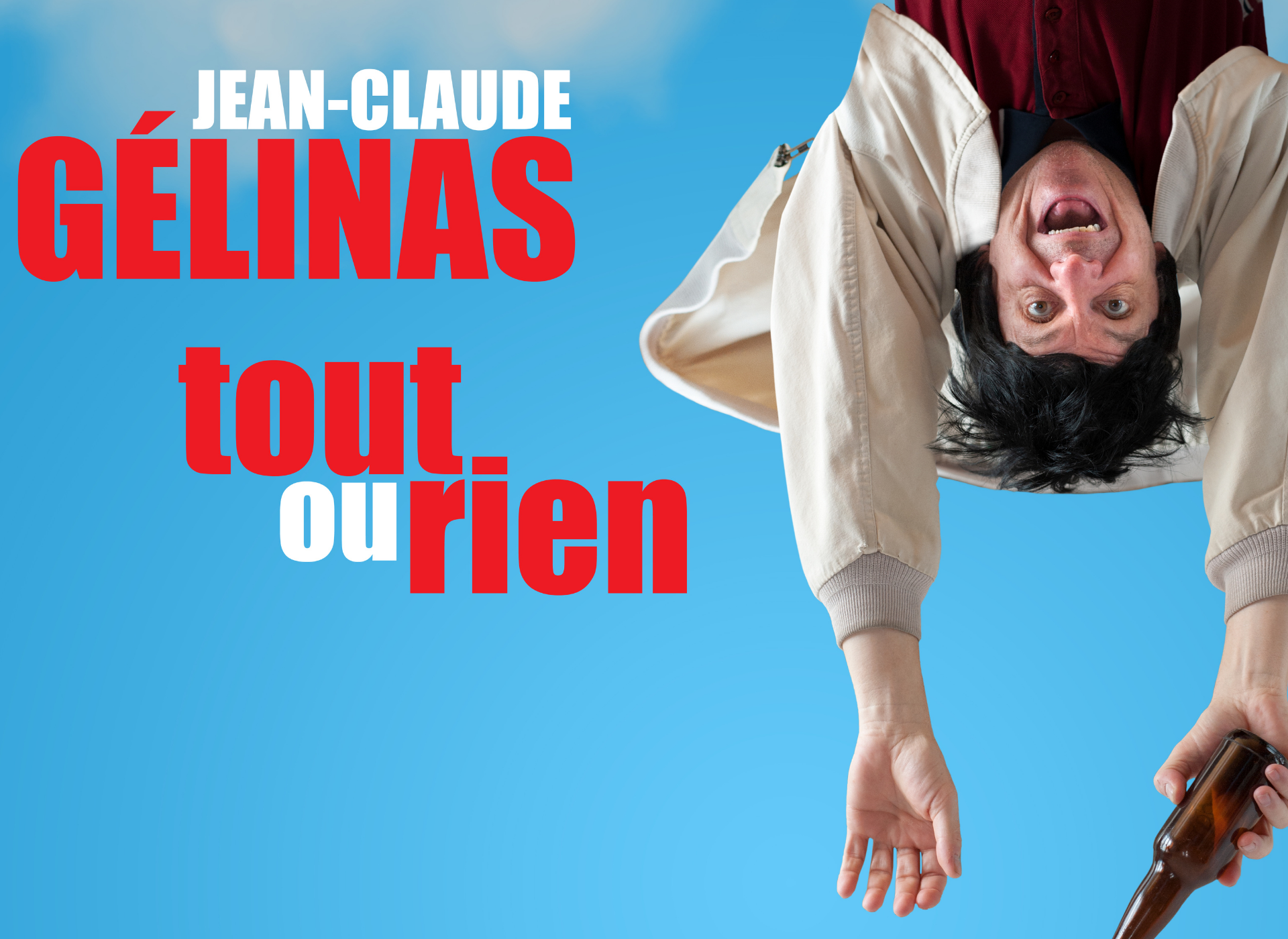 Jean-Claude Gélinas en spectacle au Théâtre Petit Champlain.