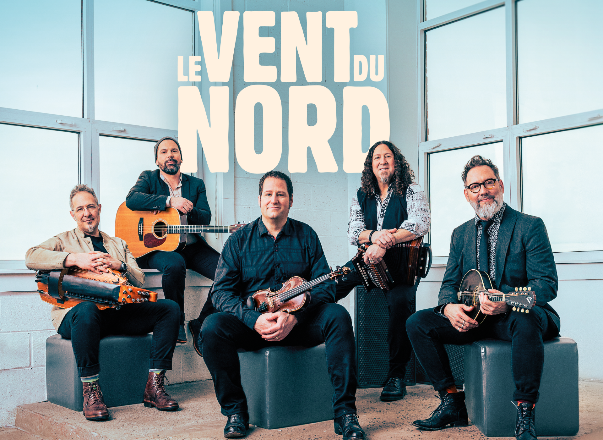 Le Vent du Nord en spectacle au Théâtre Petit Champlain.