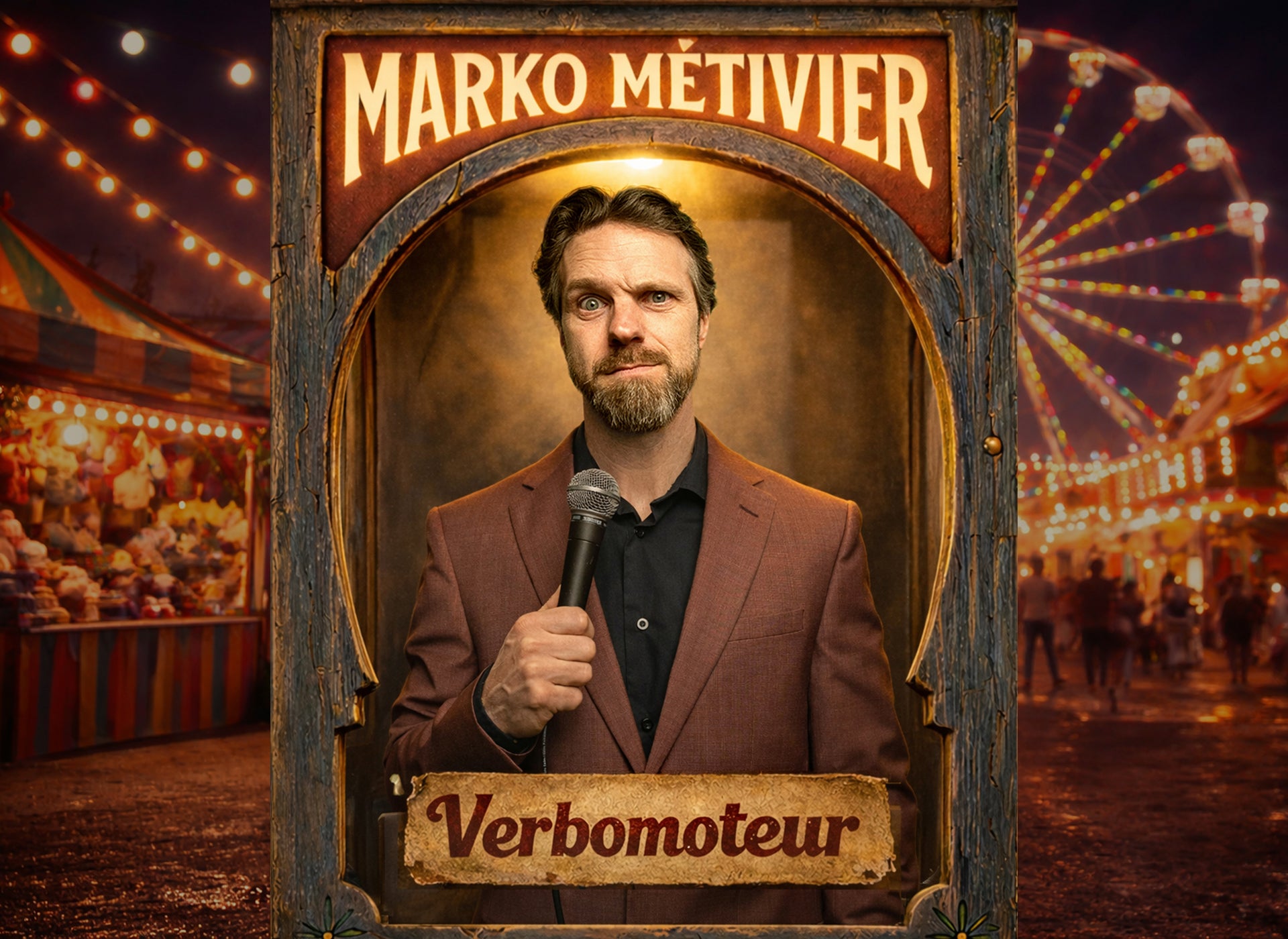 Marko Métivier en spectacle au Théâtre Petit Champlain.
