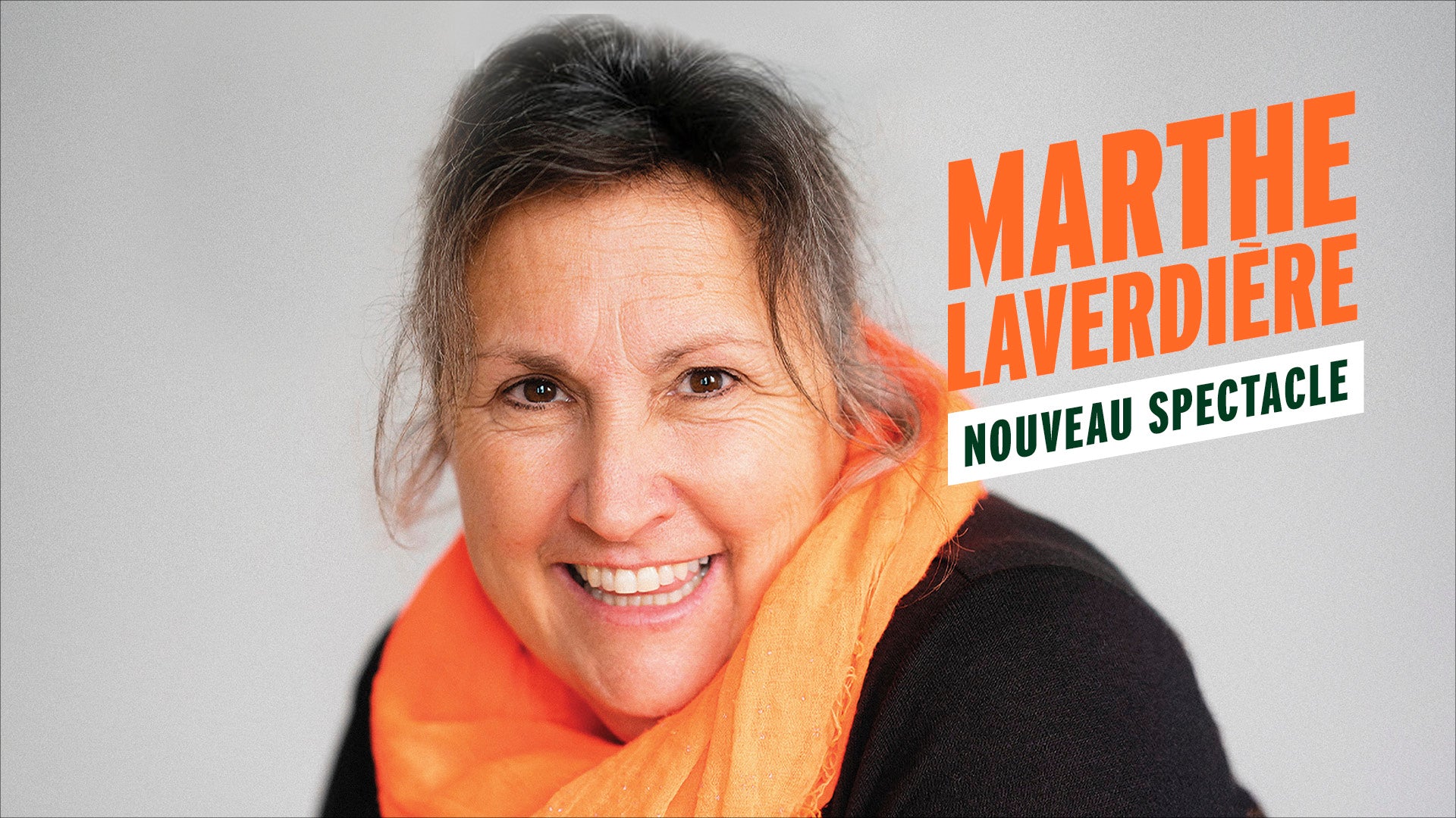 Marthe Laverdière en spectacle au Théâtre Petit Champlain.